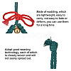 Crafans 3Pcs 3 Style Christmas Theme Cotton Weave Pendant Decorations Sets HJEW-CF0001-12-4