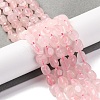 Natural Rose Quartz Beads Strands G-G146-A08-01-2