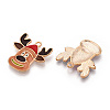 Christmas Theme Alloy Enamel Pendants ENAM-N056-403E-2