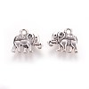 Vintage Elephant Charms PALLOY-ZN-47017-AS-FF-2