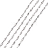 Tarnish Resistant 304 Stainless Steel Link Chains CHS-K001-83-1