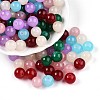 Imitation Jade Glass Beads DGLA-Q021-10mm-M-1