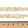 Natural Lemon Quartz(Heated) Beads Strands G-P497-01E-52-5