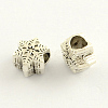 Tibetan Style Zinc Alloy European Large Hole Beads MPDL-R035-018-1