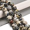 Natural Fire Crackle Agate Beads Strands G-L595-A02-01B-2