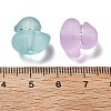 Frosted Transparent Acrylic Beads OACR-A032-29-3