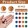 40Pcs Natural Tiger Eye Beads G-PA0002-49-2