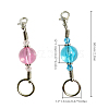 Gorgecraft 20Pcs 2 Colors DIY Keychain Making Kits HJEW-GF0001-20-2