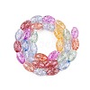 Transparent Crackle Glass Beads Strands GLAA-S192-B-010J-3