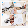 Stainless Steel Seal Embosser TOOL-WH0124-023-4