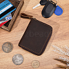 Rectangle Leather Credit Card Wallets for Women Men AJEW-WH20001-31B-4