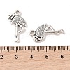 Tibetan Style Alloy Flamingo Shape Pendants TIBEP-Q043-293-RS-3