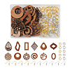 DIY Geometry Drop Earring Making Kit DIY-TA0003-79-8