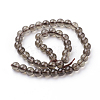 Smoky Quartz Beads Strands X-G-C076-4mm-4-2