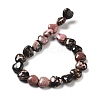 Natural Rhodonite Beads Strands G-P528-C07-01-3