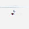 Sun 316L Surgical Stainless Steel with Synthetic Opal Tongue Rings FS-WGFD6E3-05-1