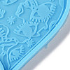 DIY Realistic Style Heart Pendant Food Grade Silicone Molds DIY-G083-03-4