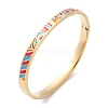 304 Stainless Steel Hinged Bangles for Women BJEW-K263-04G-02-1