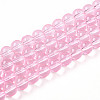 Baking Paint Transparent Glass Beads X1-DGLA-N006-8mm-01-1