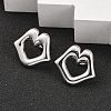 304 Stainless Steel Stud Earrings EJEW-K268-11P-2