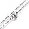 Non-Tarnish 304 Stainless Steel Pendant Necklaces NJEW-Z006-01P-2