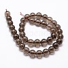 Natural Smoky Quartz Bead Strands G-G735-28-12mm-2