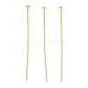 Brass Flat Head Pins KK-N254-47D-G-1