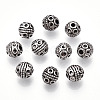 Tibetan Style Alloy Beads TIBE-Q063-120AS-NR-3