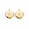 Ion Plating(IP) 304 Stainless Steel Pendant Enamel Settings X-STAS-N097-140-1