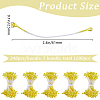 Cotton with Gypsum Artificial Flower Core for Hairpin Accessories DIY-WH20001-21A-2