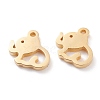 Ion Plating(IP) 304 Stainless Steel Charms STAS-Y002-12G-1