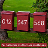50Pcs 10 Styles Acrylic 3D Digital Number Plate AJEW-DL0001-11-3