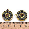 Alloy Enamel Pendants FIND-R148-01G-3