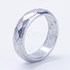 Electroplate Non-Magnetic Synthetic Hematite Rings RJEW-F068-16mm-3