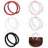 WADORN 10Pcs 5 Colors Plastic Bag Handles FIND-WR0008-68-1