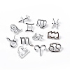 12Pcs 12 Style Alloy Charms Set FIND-A026-01P-1