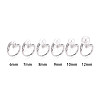 Brass Micro Pave Cubic Zirconia Cup Peg Ring Settings KK-B166-04P-4
