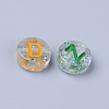 Transparent Clear Acrylic Beads TACR-S150-04C-M-3