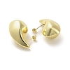 Teardrop Rack Plating Brass Stud Earrings EJEW-M240-10G-2