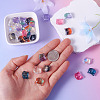 50Pcs 10 Colors Glass Beads GLAA-FS0001-26-6