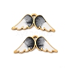 304 Stainless Steel Enamel Charms STAS-G386-07G-1