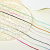 5 strands 5 colors Transparent Glass Beads Strands GLAA-TA0001-25-15