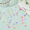 2 Strands Macaron Color Natural Shell Beads Strands SHEL-SC0001-88B-3