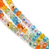Electroplate Glass Beads Strands EGLA-B011-04A-03-3
