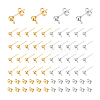 304 Stainless Steel Stud Earring Findings STAS-UN0015-38-1
