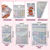 60Pcs 3 Styles Laser Plastic Resealable Bags ABAG-TA0001-56C-5