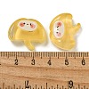 Ice Ocean Theme Opaque Resin Cabochons CRES-D040-02G-3