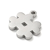 304 Stainless Steel Pendants STAS-M069-02E-P-2