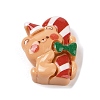Christmas Bear Theme Opaque Resin Decoden Cabochons RESI-S397-02F-1
