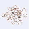 925 Sterling Silver Open Jump Rings STER-F036-02RG-0.7x4mm-1